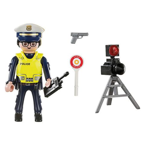 Second Image Police Officer With Speed Trap