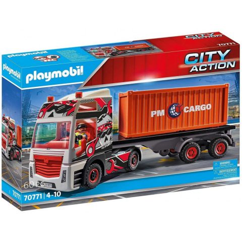 First Image Truck With Cargo Container