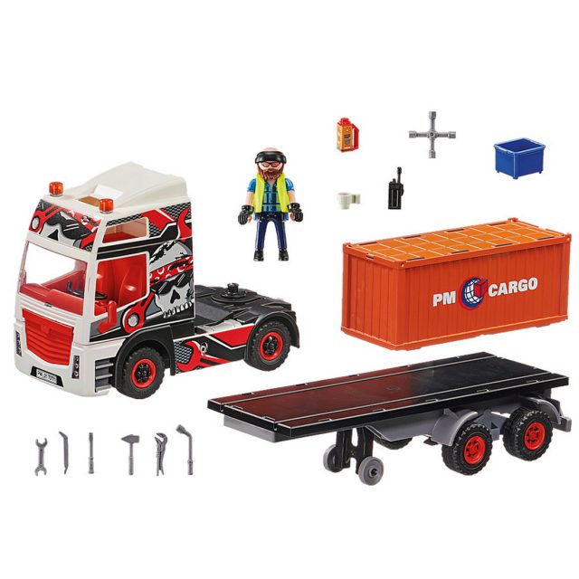 Second Image Truck With Cargo Container