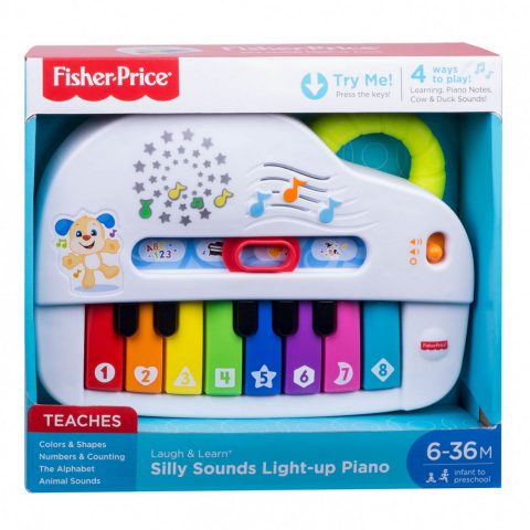First Image Educational Piano With Lights