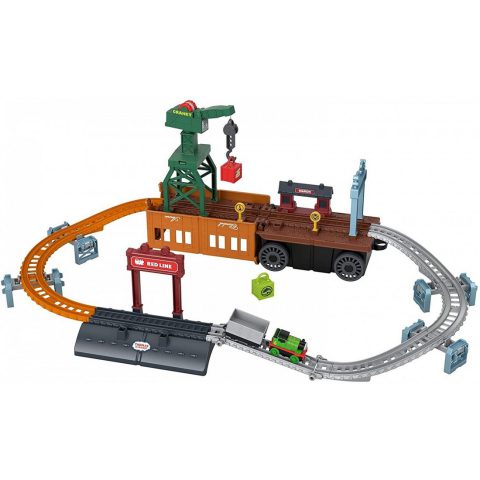 First Image Thomas The Train-2 In 1 Transformation Of Thomas Into A Track With A Station