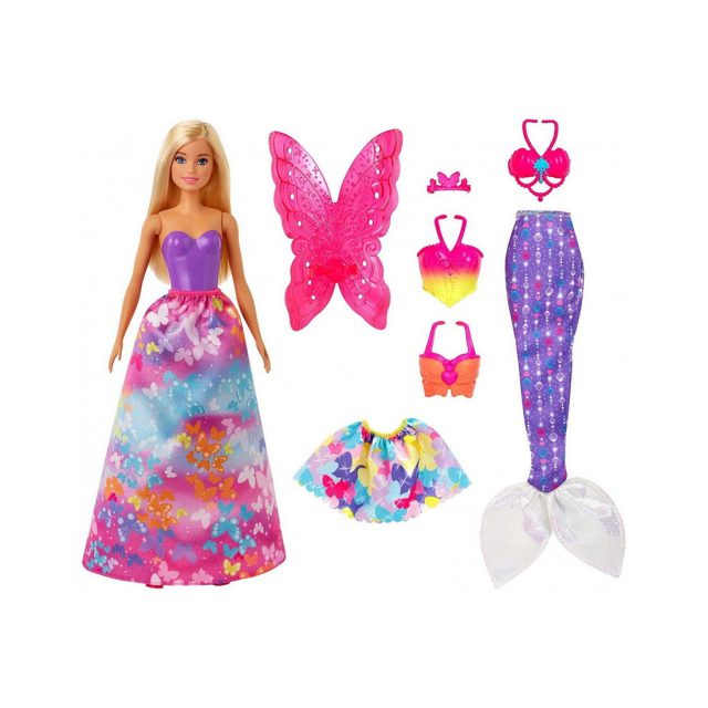 Δεύτερη Εικόνα Barbie Dreamtoria Παραμυθένια Εμφάνιση Σετ Δώρου