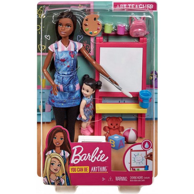 Πρώτη Εικόνα Barbie Κούκλα Δασκάλα ζωγραφικής