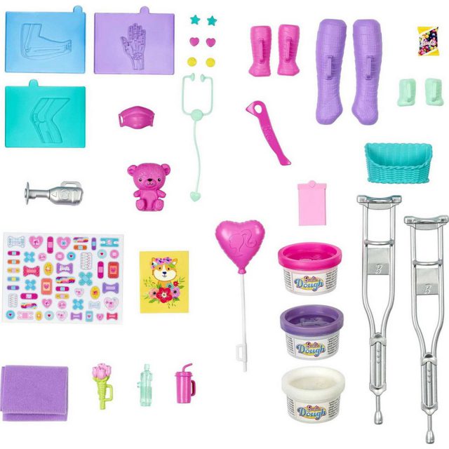 Third Image Barbie Clinic Set With Doll